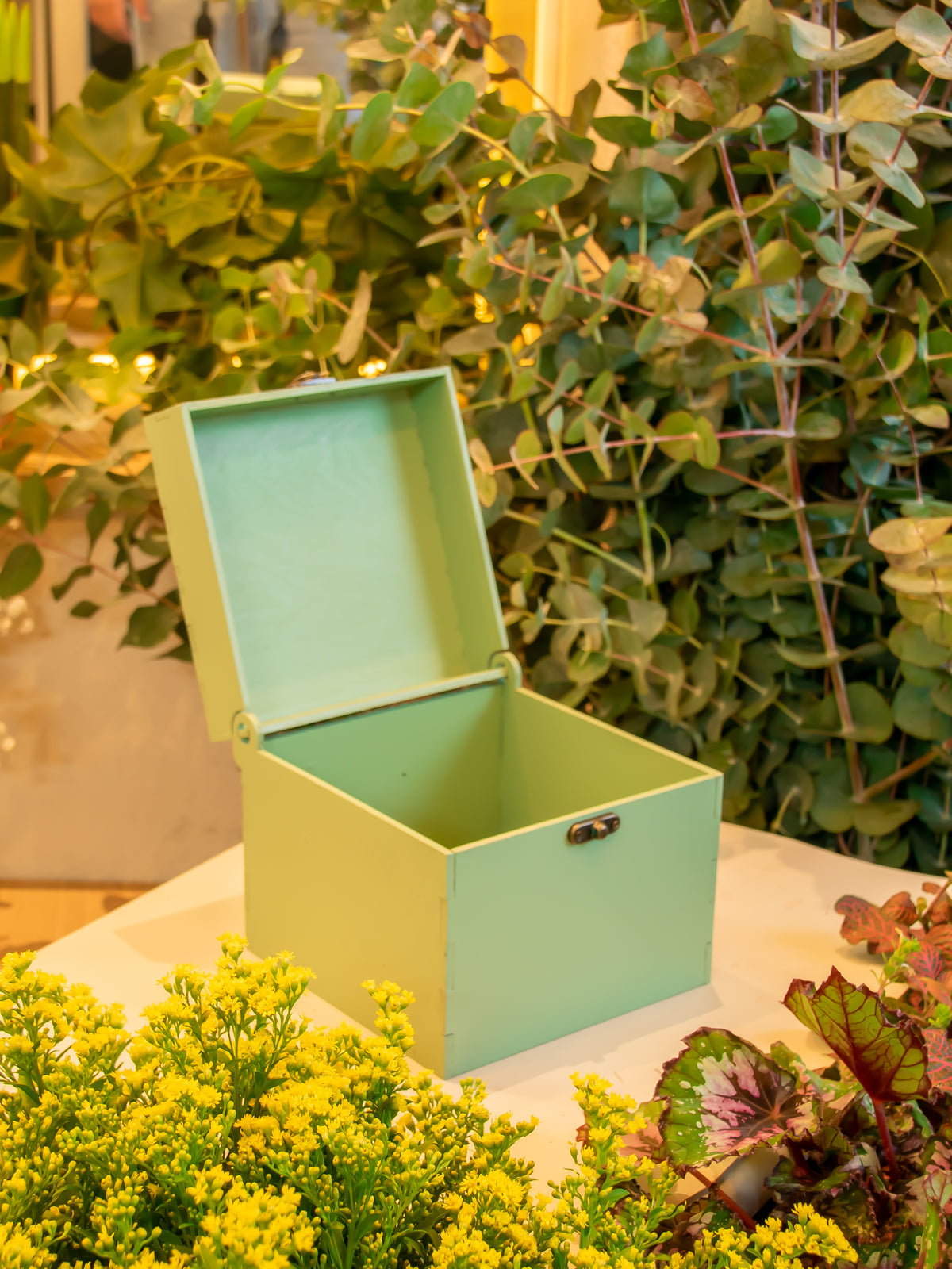 Drvena kutija za cveće